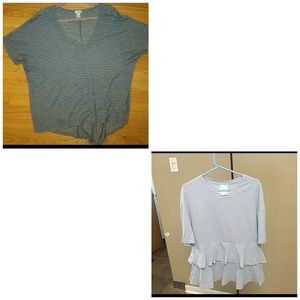 2 Fun Women's Tops - Both Sz Small